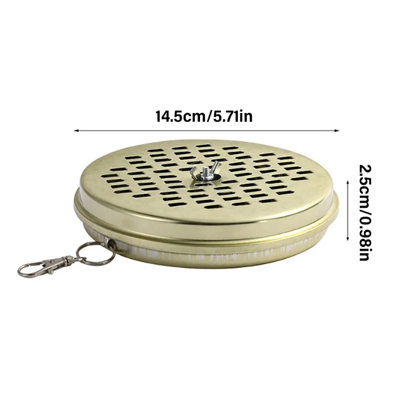 2Pcs Mosquitoes Coiled Holder Incenses Burners Mosquitoes Storage Coiled Box 448D image 6