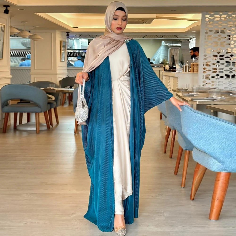 

Cardigan Open Abaya Kimono Dubai Turkey Kaftan Muslim Cardigan Abayas Women Casual Robe Longue Djellaba Caftan Islamic Clothing