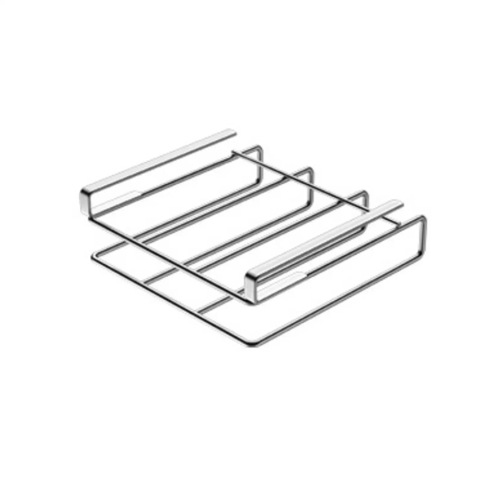 Kitchen Storage Shelf Organizer Shelf Rack for Wall Cabinet Stainless Steel Hanging Rack for Versatile Kitchen Storage