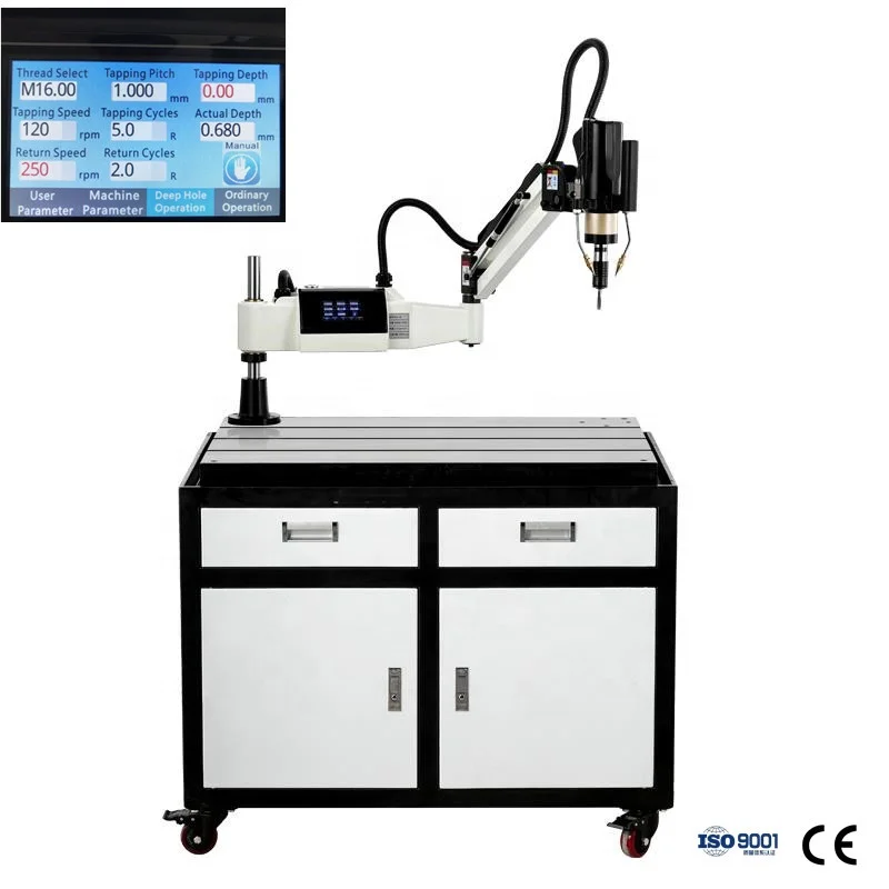 Smart Automatic With Air And Blow Function Including Working Table Tap M16 Tapping Machine