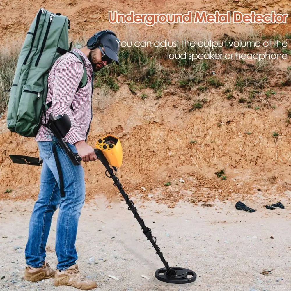 

Audio Alarm Underground Metal Detector Waterproof Ergonomics Metal Pinpointer Durable High Sensitivity Handheld Metal Finder