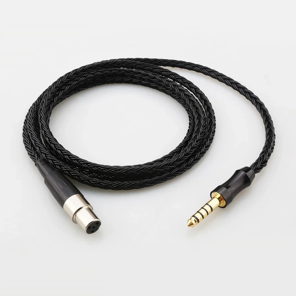 16core xlr 3.5/4.4 to Mini XLR 4Pin Female Headphone Cable For Sennheiser HD490 Pro AKG K712 Beyerdynamic DT700 DT900 Pro DT1770