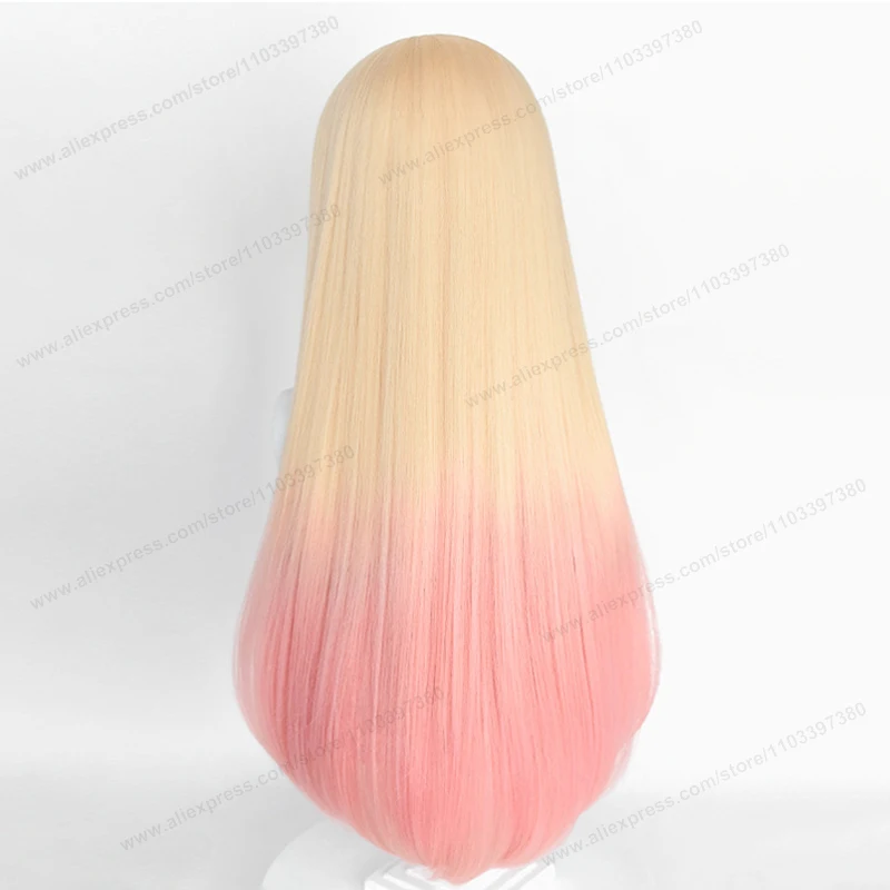 Peluca de Cosplay de Anime Marin Kitagawa, cabello degradado teñido largo de 80cm, pelucas resistentes al calor + gorro de peluca