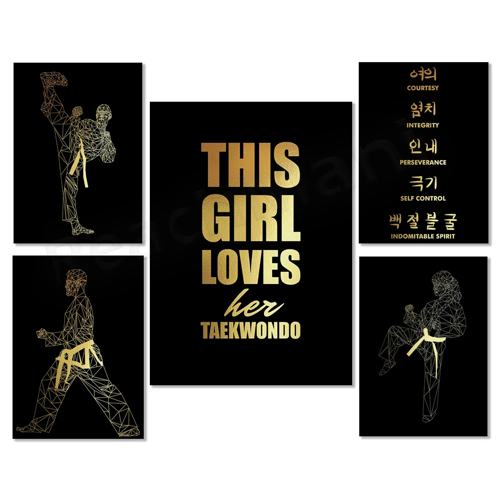 Taekwondo girl quotes, taekwondo high kick, taekwondo principles, martial arts girl, taekwondo master martial arts poster