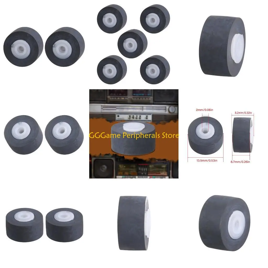 U55B 5pcs grabador cassette Pinch Roller Caseta Cinda Cintice polea Rueda rodamiento