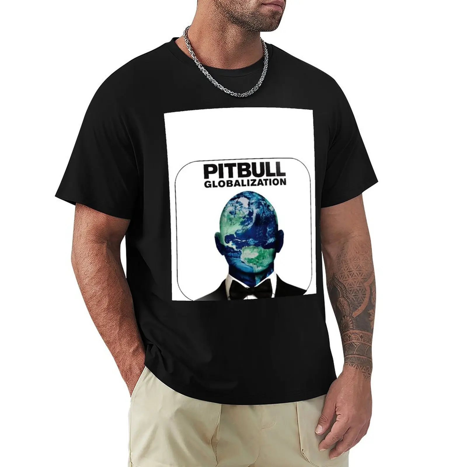 

Pitbull Mr.Worldwide T-Shirt oversizeds plus sizes graphic tee shirt designer t shirt men