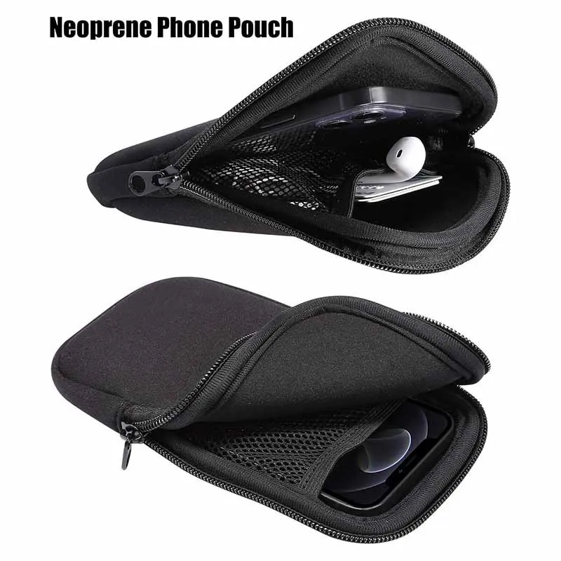 

4.7-7.2Inch Mobile Phone Bag Universal Neoprene Zipper for Iphone Samsung Xiaomi Huawei Shockproof Cellphone Storage Bag