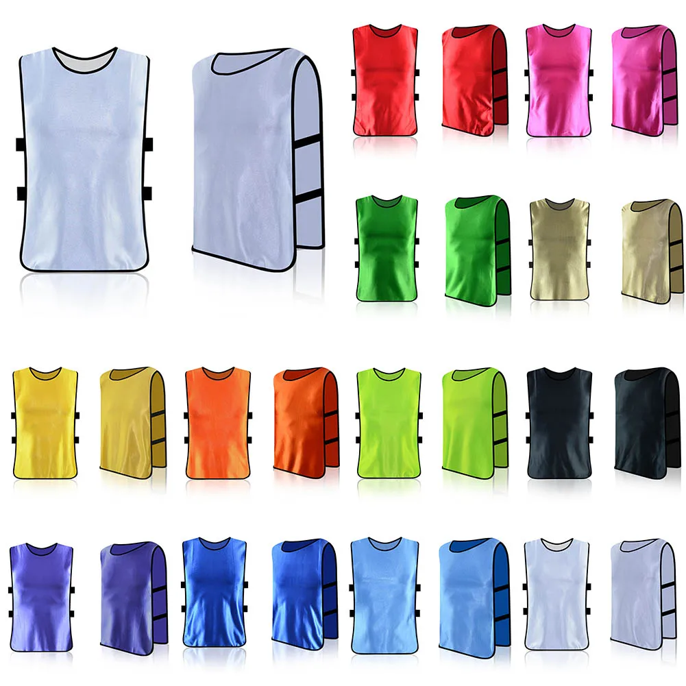 

Soccer Pinnies Quick Drying Sports Training BIBS Vests For Cricket Football Rugby Basketball Cricket Volleyball Team Jerseys