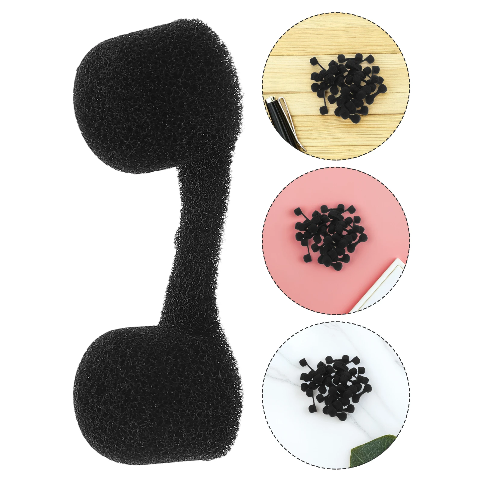 

50pcs Dust Filter Nose Mask Disposable Nasal Filters Invisible Earplug Cover Black Anti Pollution Safety Shield Health Care