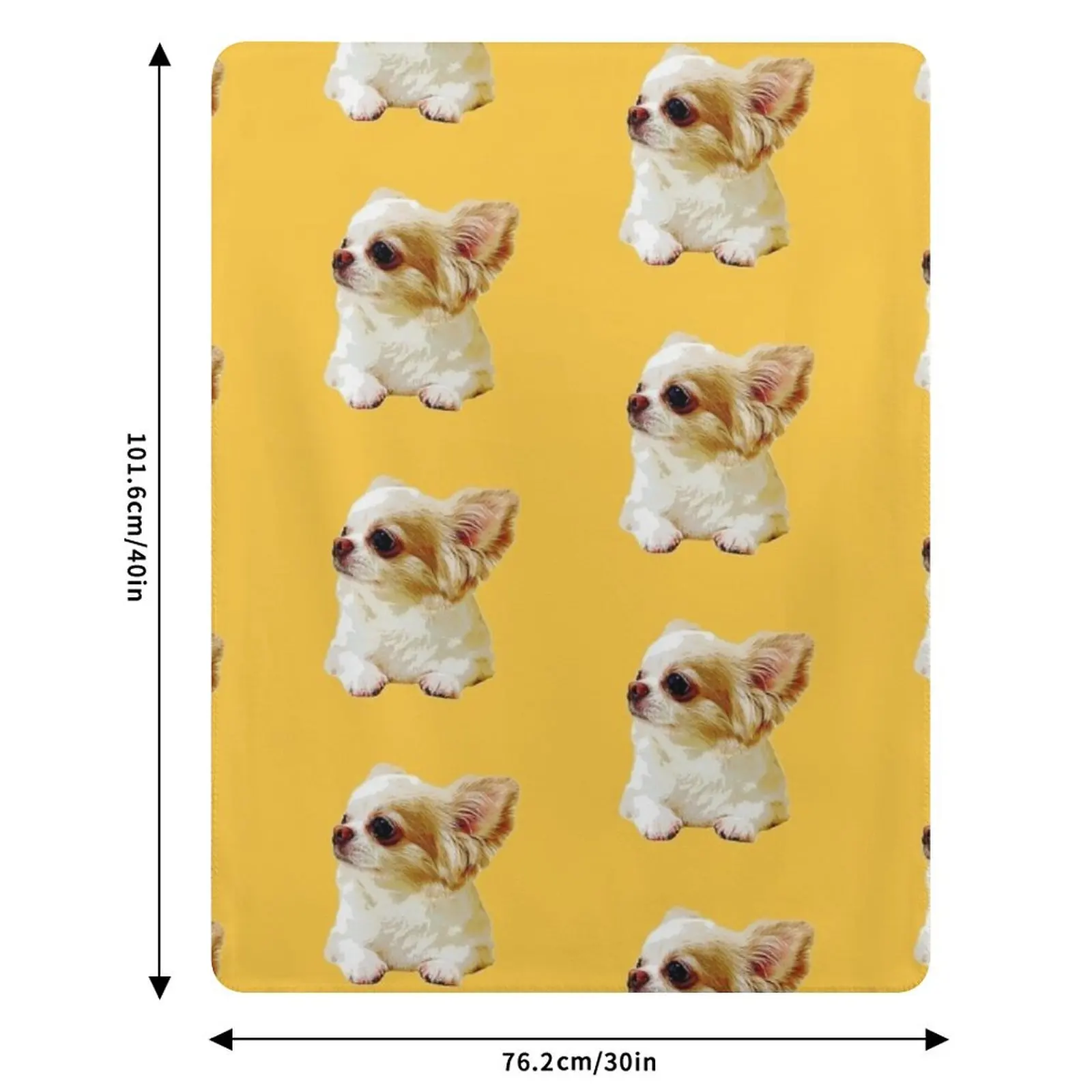 Chihuahua Puppy Dog Throw Blanket Blankets Sofas Of Decoration Decorative Throw valentine gift ideas Soft Plaid Blankets