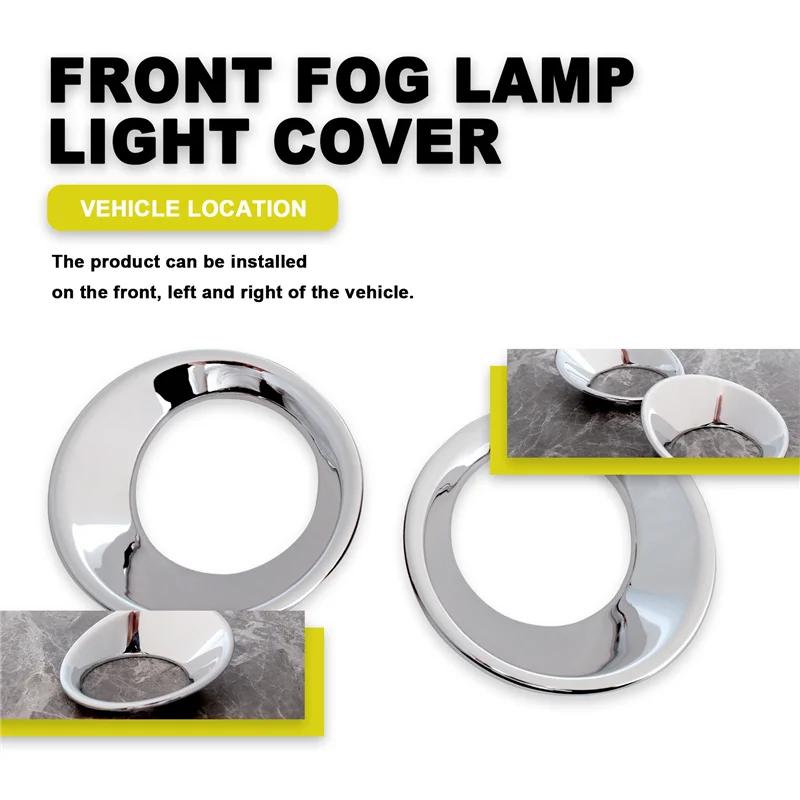 

QB-передняя противотуманная фара, крышка для Toyota 2020 2021, для Corolla Cross, Стайлинг автомобиля, ABS Chrome