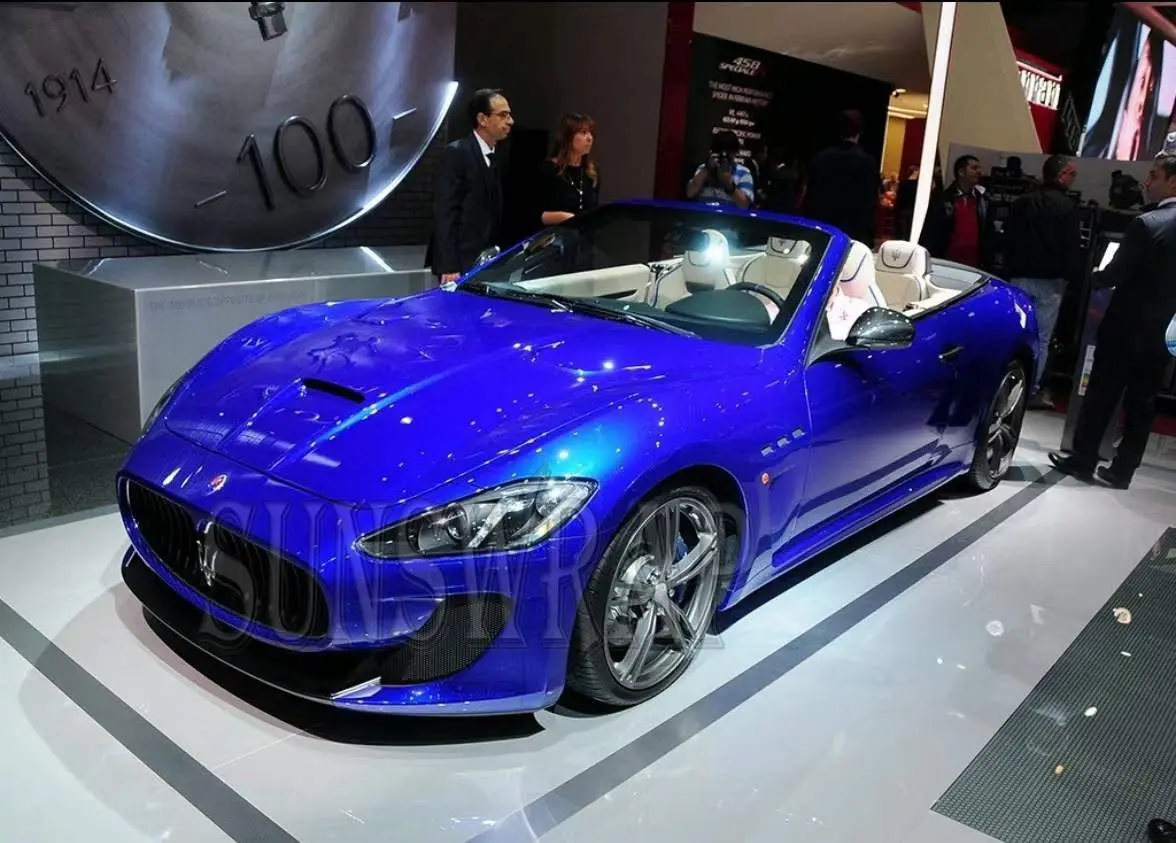 

Super Gloss Metallic Sapphire Blue Car Wrapping Vinyl Vehicle Wrap Car Wrap Vinyl Blue Super Stretchable Body Stickers