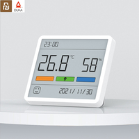Youpin duka atuman Digital LCD Indoor Convenient Temperature Sensor Humidity Meter Clock Thermometer Hygrometer Gauge 3.34inch