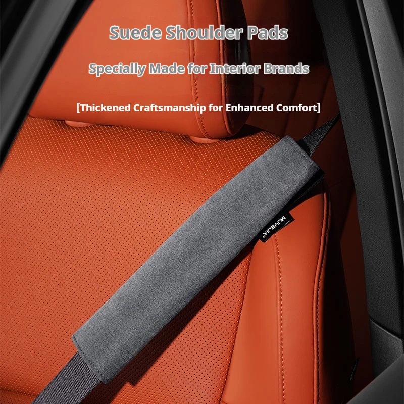 

Car seat belt protector suitable for all seasons, made of suede fabric,Shoulder straps Automotive interior supplies