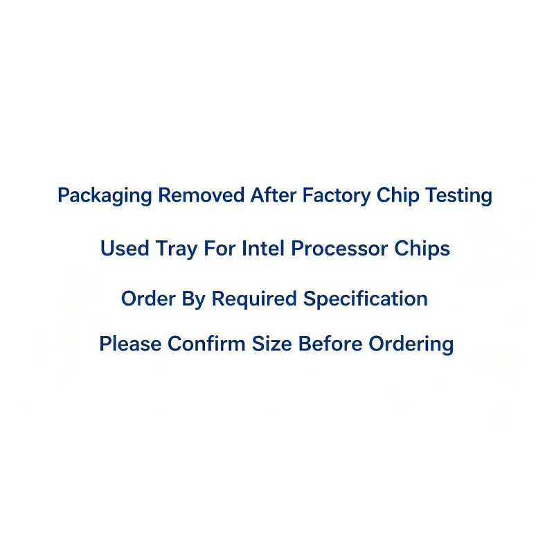 Semiconductor CPU Chip Placement Tray For FCBGA1787 FCBGA1449 Chip Sizes 50x26.5mm 45.5x25mm 31x58.5mm