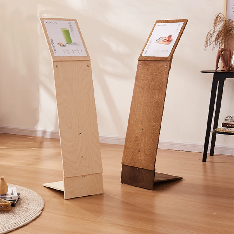 Billboard Display Board Floor-to-ceiling store entrance display rack Price list Price list Display board Vertical poster rack