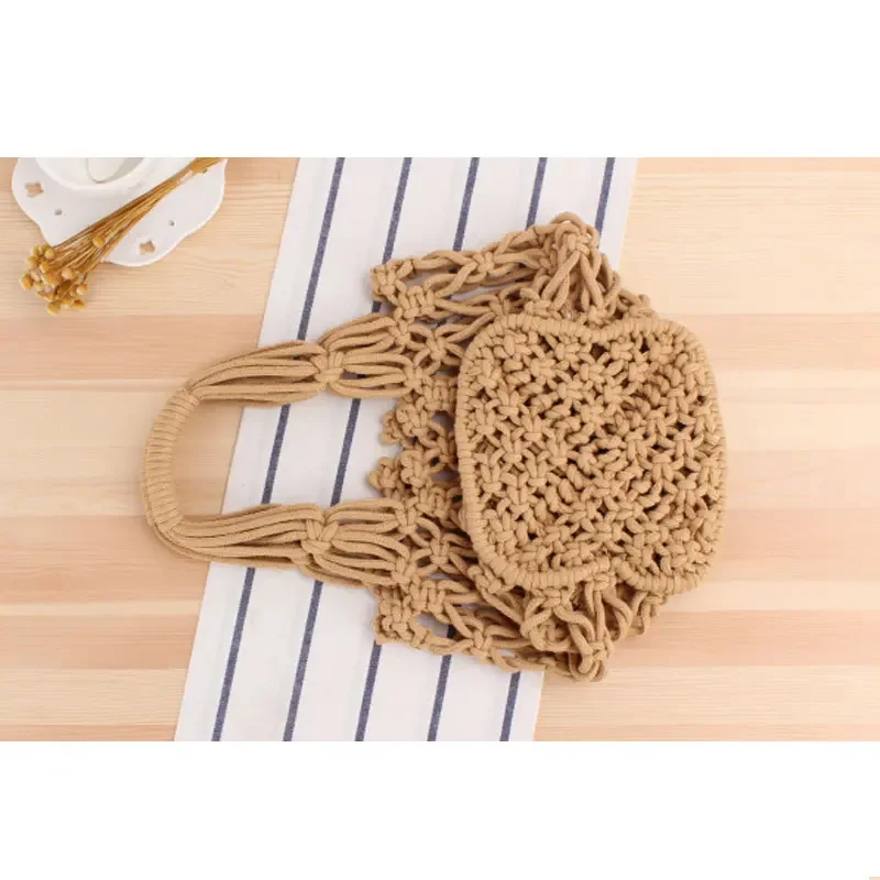 YoReAi Casual Hollow Woven Women Shoulder Bags Designer Knitting Handbags Large Capacity Tote Summer Beach Bag Shopper Sac