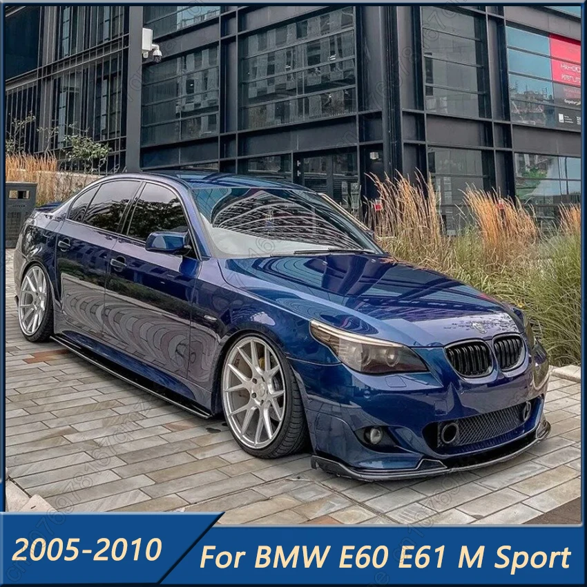 

Передний бампер, спойлер, диффузор, разветвители для BMW E60 E61 523i 525i 528i 530i 535i 540i 550i M-Sport 2005-2010, защита крышки
