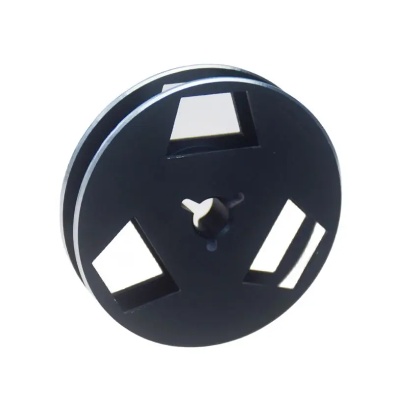 بكرة تناول الطعام A42Z-1/4 مقاس 2.5 بوصة، بكرة مفتوحة من المعدن للأجهزة، 3 فتحات مقاومة للرياح، بكرة شريطية فارغة 2.5 بوصة