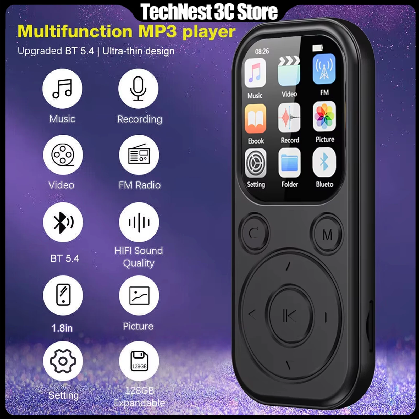 2.0 Inch MP3 MP4 Ty…