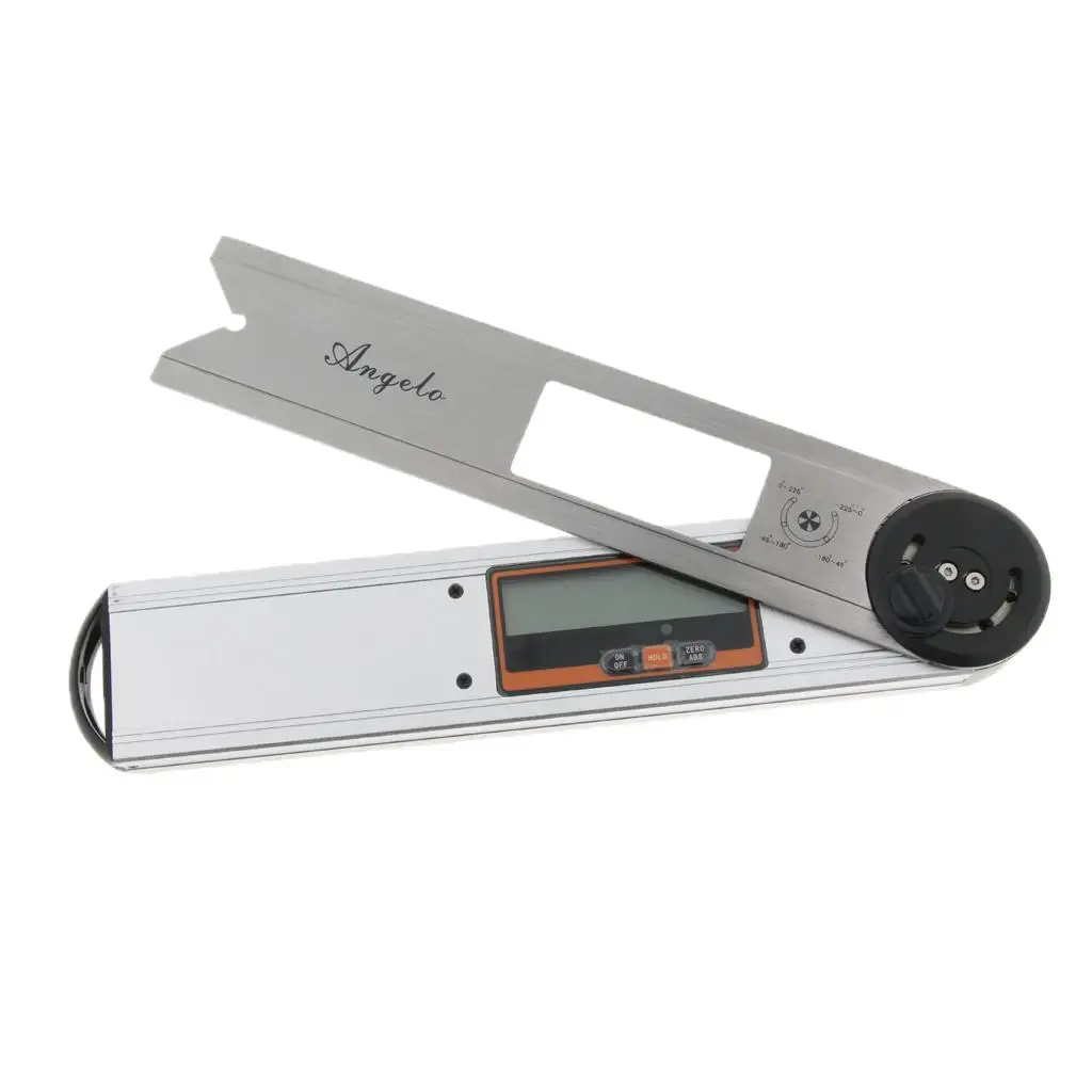 0 درجة الرقمية LCD المنقلة المعدنية مقياس الزوايا الإلكترونية زاوية مكتشف #2