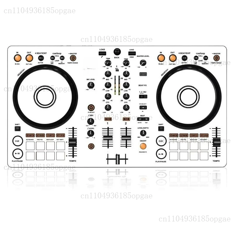 DDJ-FLX4 Film All-in-One-Maschine FLX4 Controller Disc Player ddjflx4 Aufkleber weiß