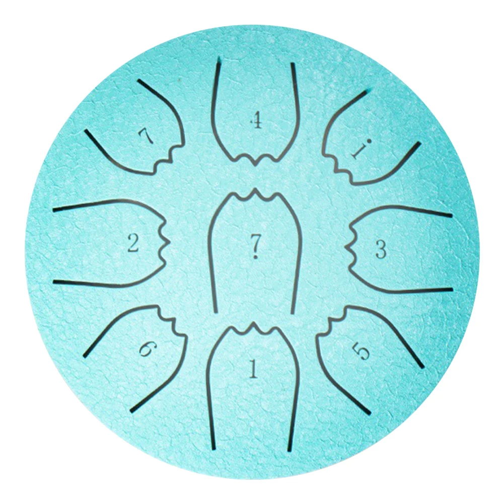 Fotografia 7: Tambor de Chuva de 4 Polegadas com 9 Notas, Tambor de Língua de Aço Impermeável, Ideal para Yoga e Educação Pré-Natal