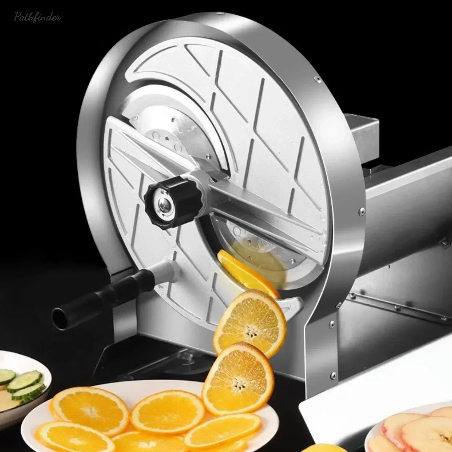 Small manual multifunction slicer. For cutting lemon slices, lotus root, and other fruits/vegetables. Fruit slicer.