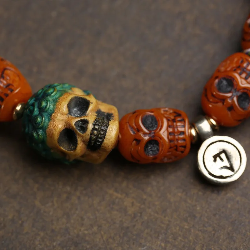 Backflow Bone Corpse Tuo Lin Cultural Bracelet Single Circle Material A Dai Agate Deer Antler Genfu Accessory