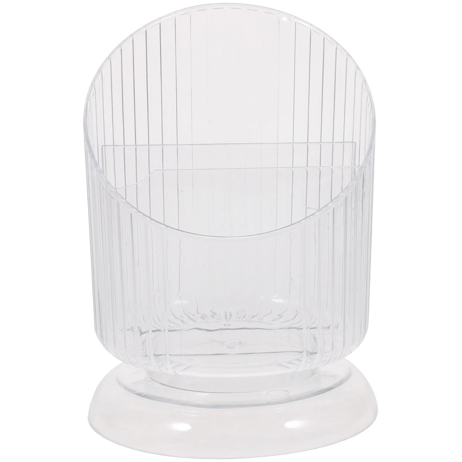 

3-Compartment Plastic Pen Pot Desktop Makeup Brush Holder Storage Box Organizer Container Pen Cups for Desk