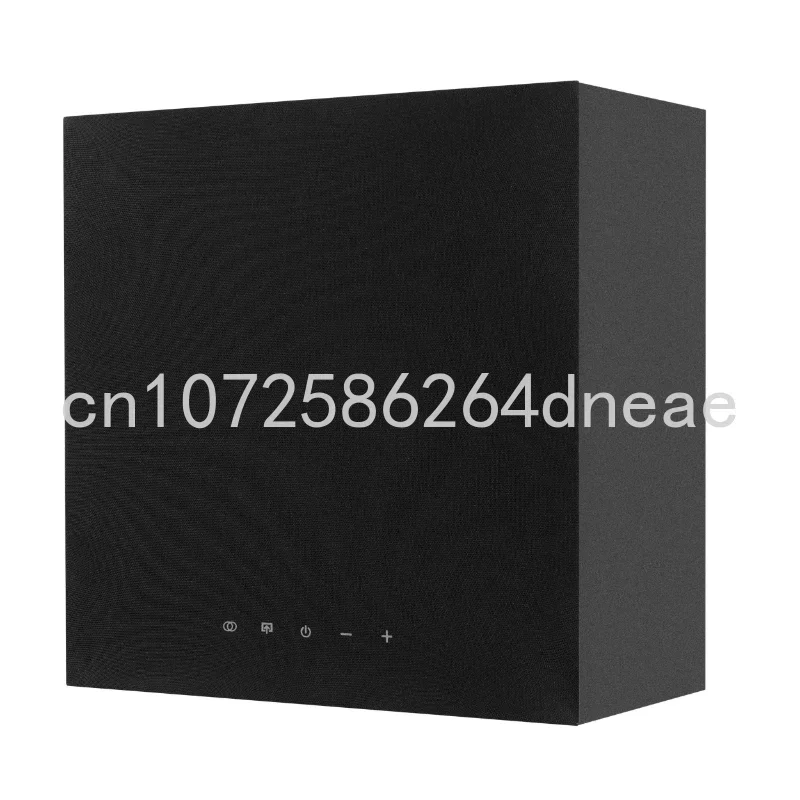 Wireless Speaker BT Speaker Black Frosted Shell with Black Mesh Cover Home Theater Machine