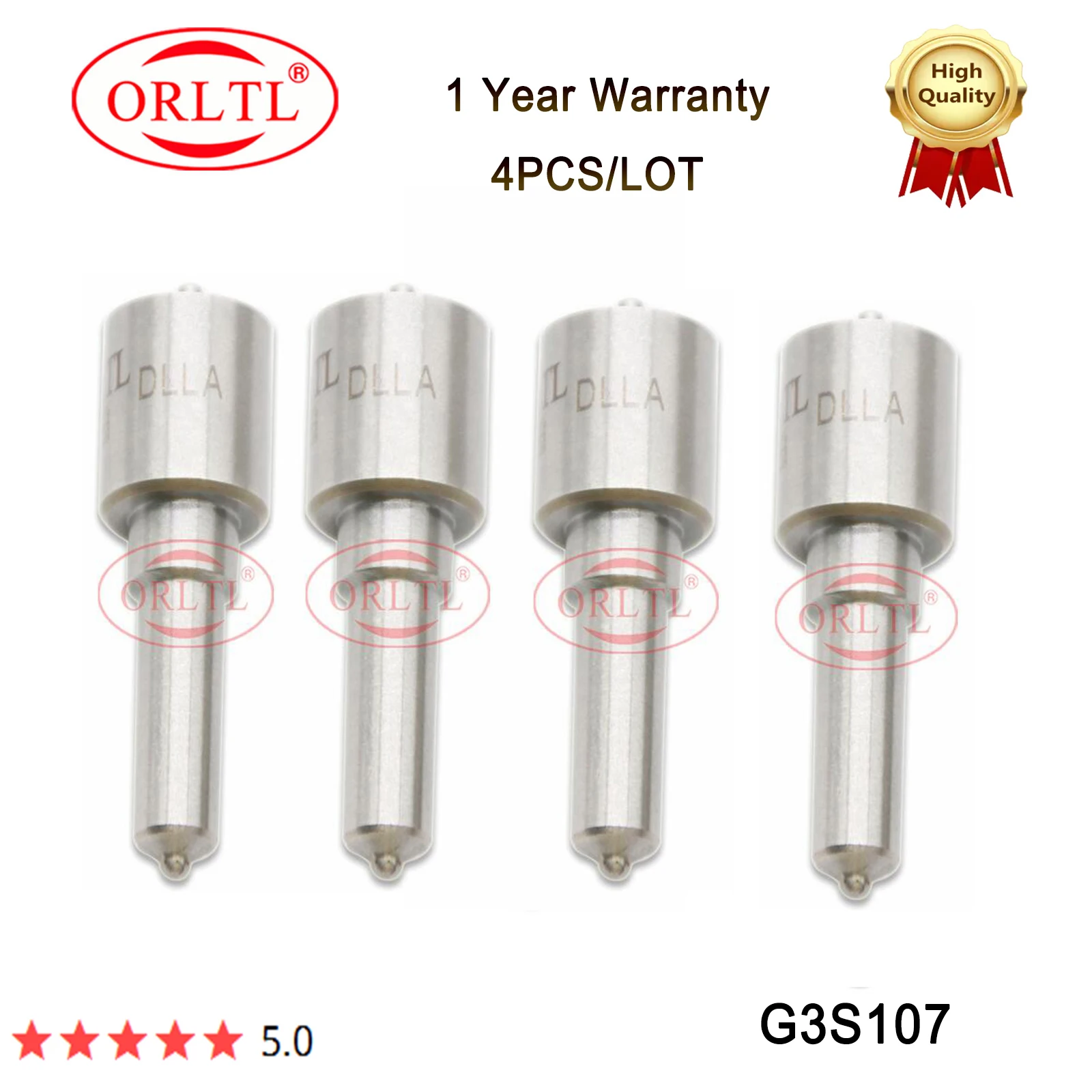 ORLTL 4PCS G3S107 Fuel Diesel Common Rail Injector Nozzle Tips g3s107 Fit For Denso