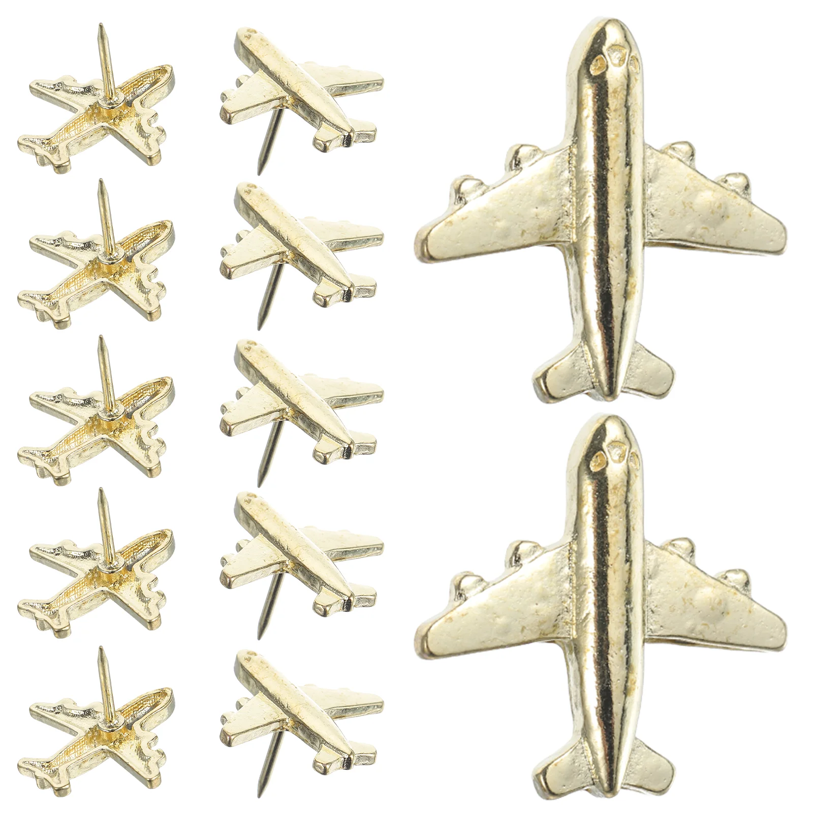 Imagem -05 - Metal Thumbtack Cork Board Decorações Flat Top Wall Tacks Mapa do Mundo Push Pin Mensagem Agulha de Aço Pushpin Decorativo 12 Pcs