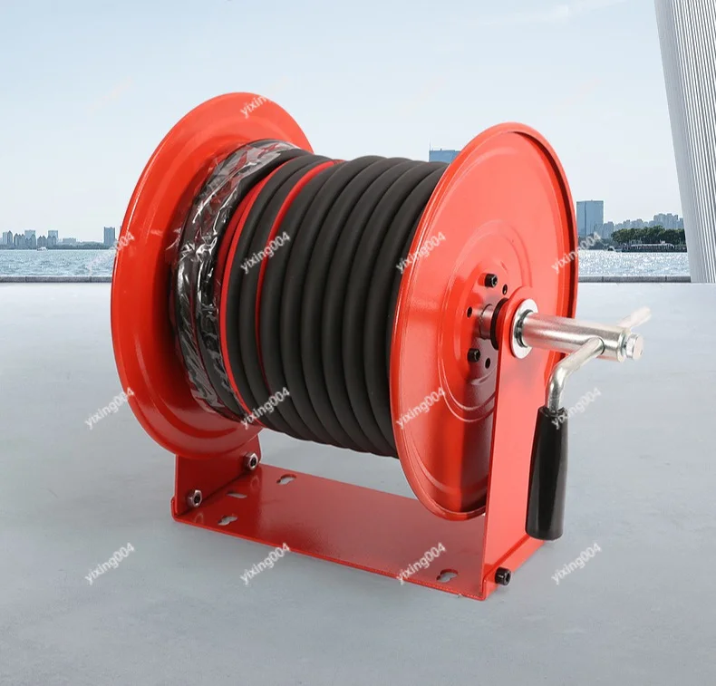 Metal Garden Hose Reel Wire Hose Storage Rack For Garden Irrigation Car Washing Water Pipe Organizer