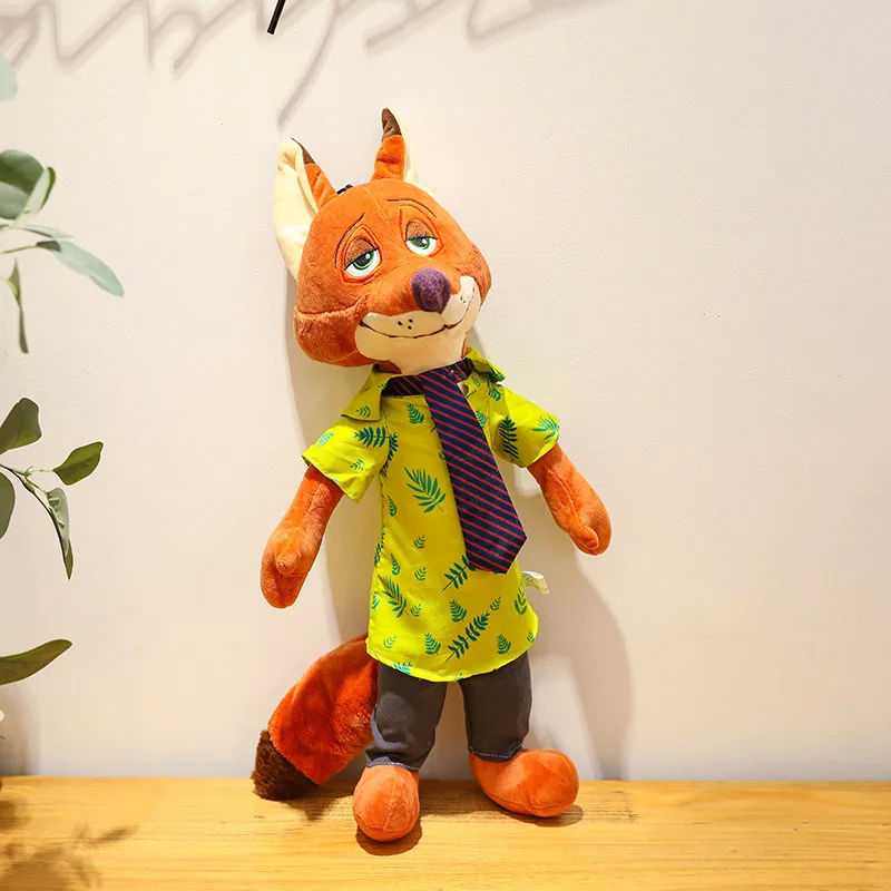 HOTSALE Disney Zootopia Character Nick Wilde Judy Hopps Cartoon Cute Toy Doll Model Birthday Christmas Gift for Children Friends