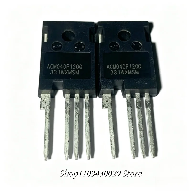 10Pcs New original ACM040P120Q ACM040P120 TO-247-4 64A 1200V Silicon Carbide MOSFET Transistor
