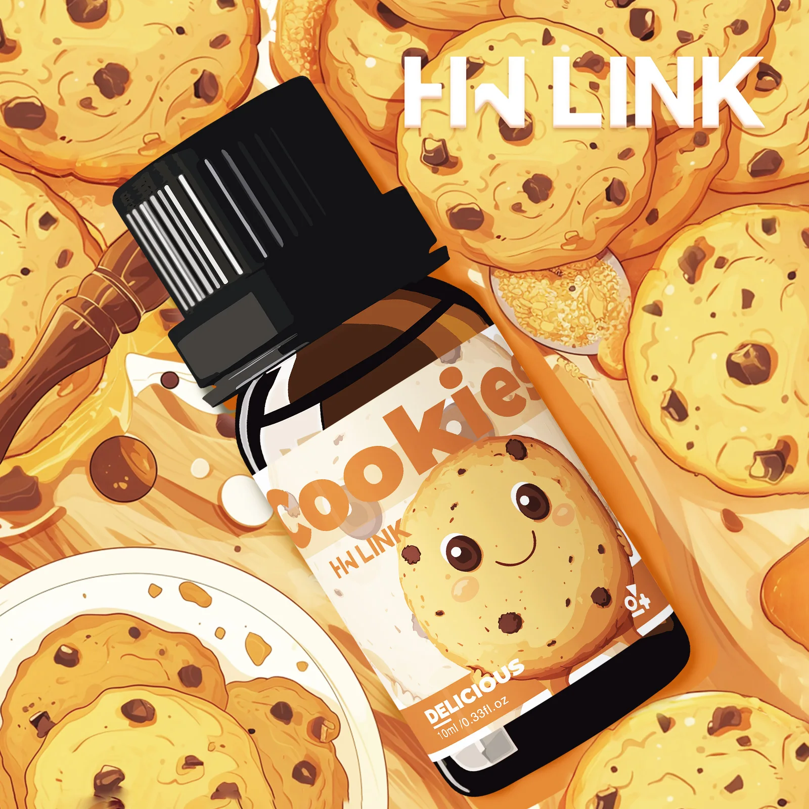 10ml Cookies Essential Oils Perfumes Essence Oils Cookies Parfun for Candle,Soap Making,Aromatherapy,Diffusers,Humidifiers Gifts