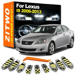 ZITWO 15Pcs Car LED Interior Light Bulb Kit For Lexus IS IS250 IS300 IS350 IS220D 2006 2007 2008 2009 2010 2011 2012 2013 Canbus