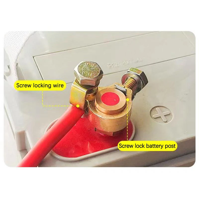 

2 шт. универсальных автомобильных/грузовых зажимов для аккумулятора из чистой меди, многофункциональные зажимы для аккумулятора, разъемы для аккумулятора из чистой меди