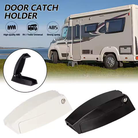1/3/5Pcs RV Door Catch Holder ABS Latch Dual Color For Motorhome Caravan Truck Van Travel Baggage Camper Trailer Accessories