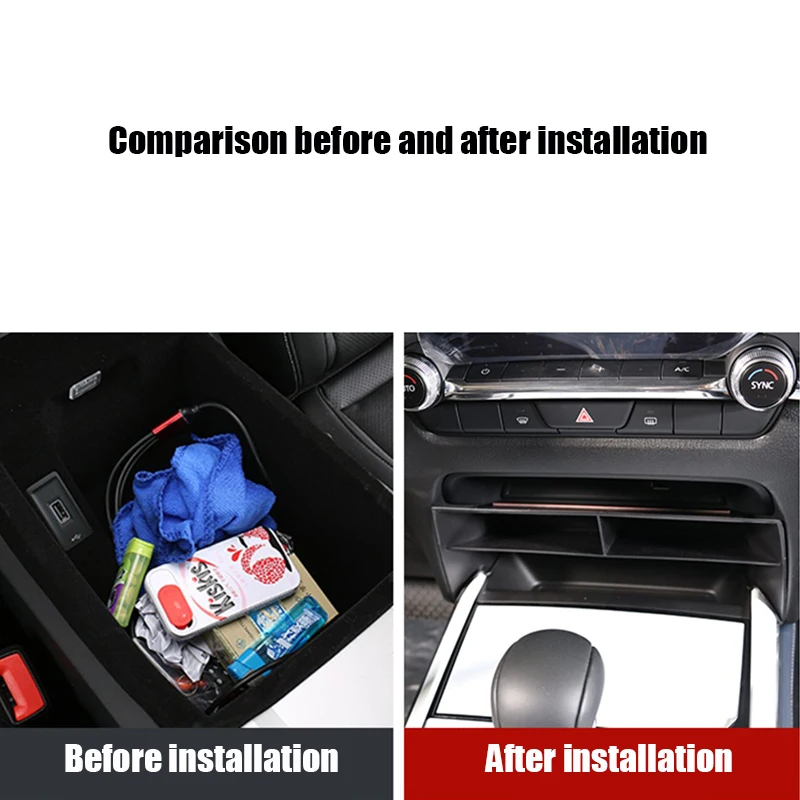 For Mazda CX30 central control storage box, divided storage box, car modification interior, central oddments box