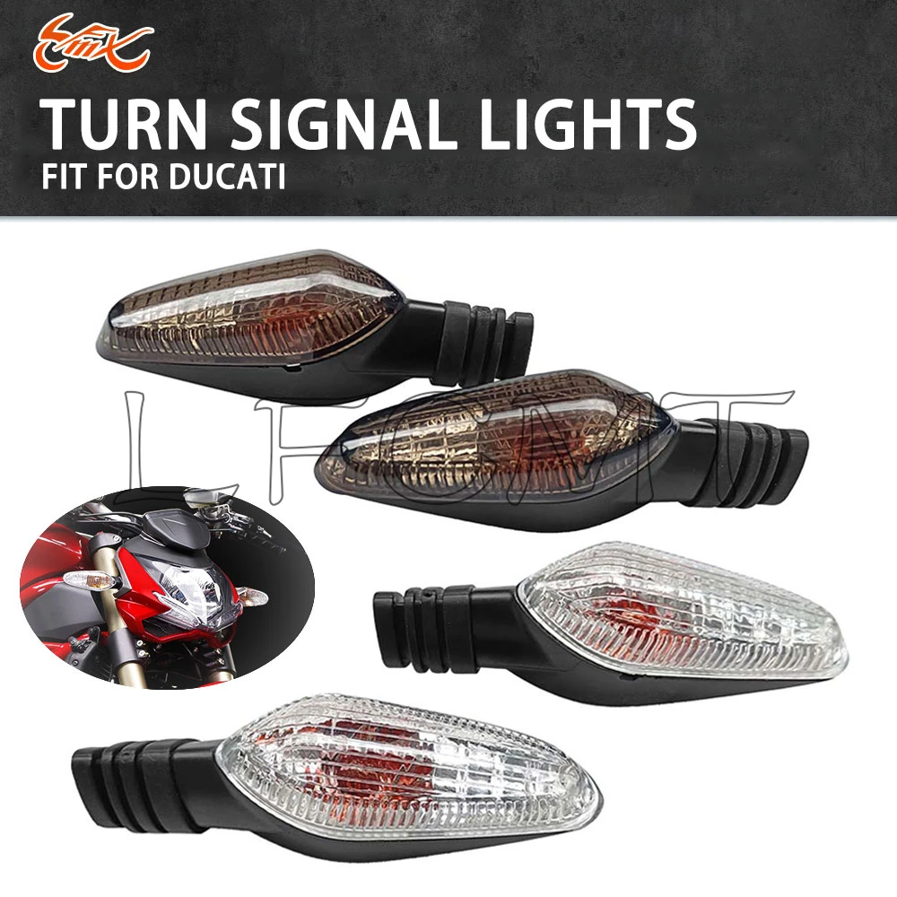 Motorcycle Turn Signal Indicator Flasher Light Fit for Ducati Streetfighter 848 1099 Monster 695 696 796 821 1200 1100/S/EVO