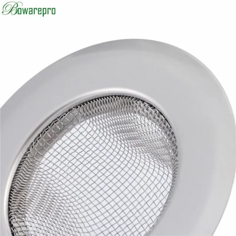 Bowarepro-filtro de ralo para chuveiro, 11/9/7cm, aço, para banheira, apanhador, rolha, filtro, armadilha de metal, pia, banheiro