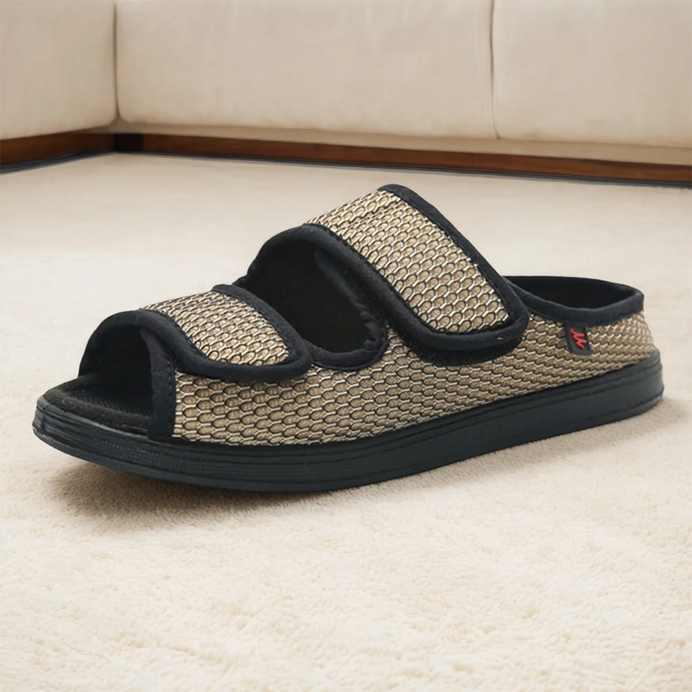 

Men's Women's Diabetic Shoes Extra Wide Diabetic Slippers for Swollen Feet Adjustable for Indoors Outdoors