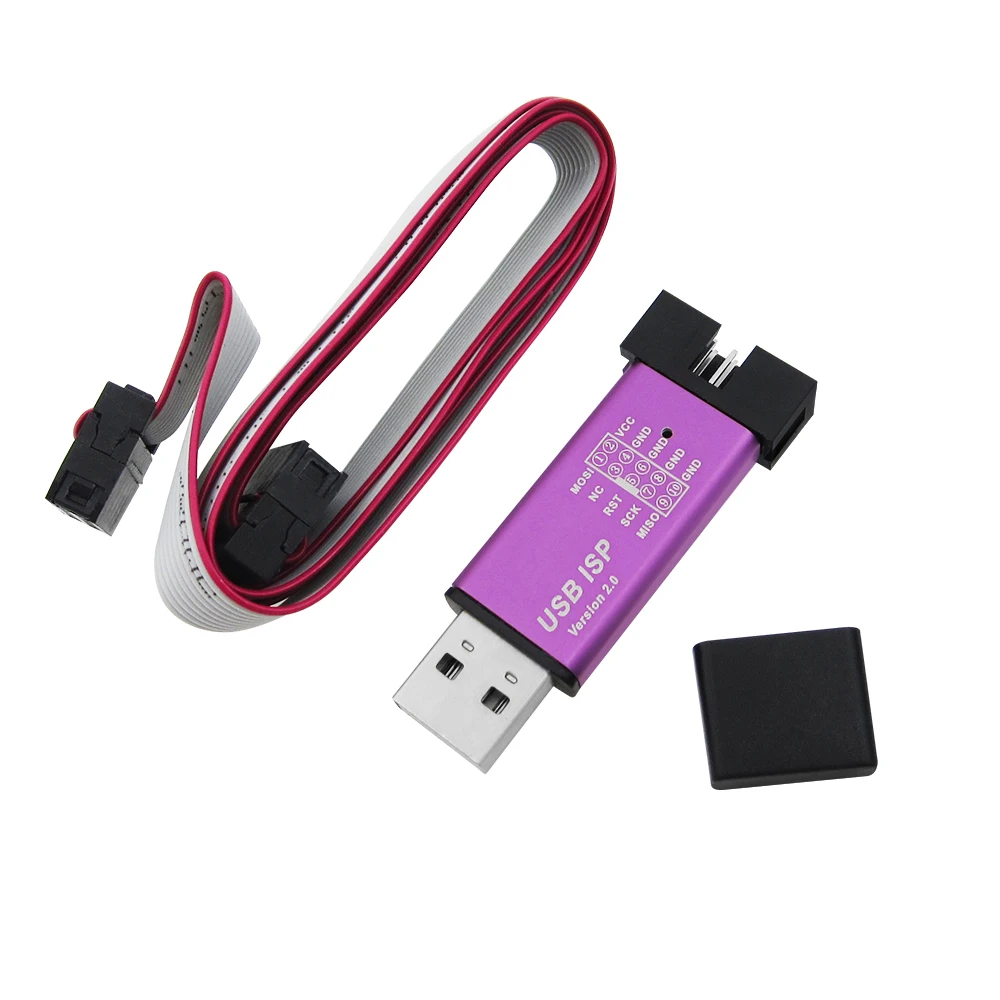 novo-5-conjuntos-5-pecas-programador-usbasp-usbisp-avr-5-pecas-de-cabos-de-download-usb-atmega8-atmega128-suporte-win7-64k-com-capa