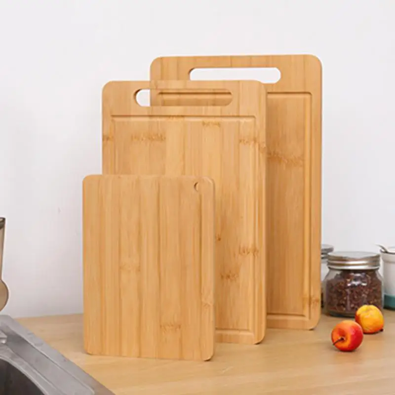 wood cutting boards Household double-sided bamboo cutting board vertical wear-resistant kitchen cutting board for home outdoor