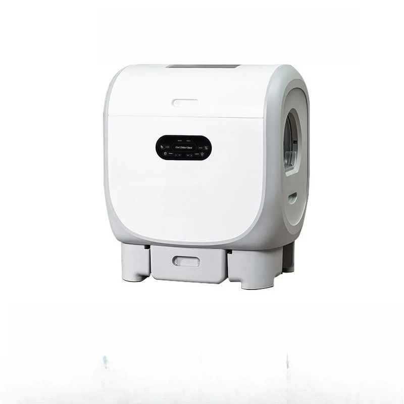 Changxing automatic cat litter box number, smart cat toilet, electric cat products, anti-splash closed shit shovel machine
