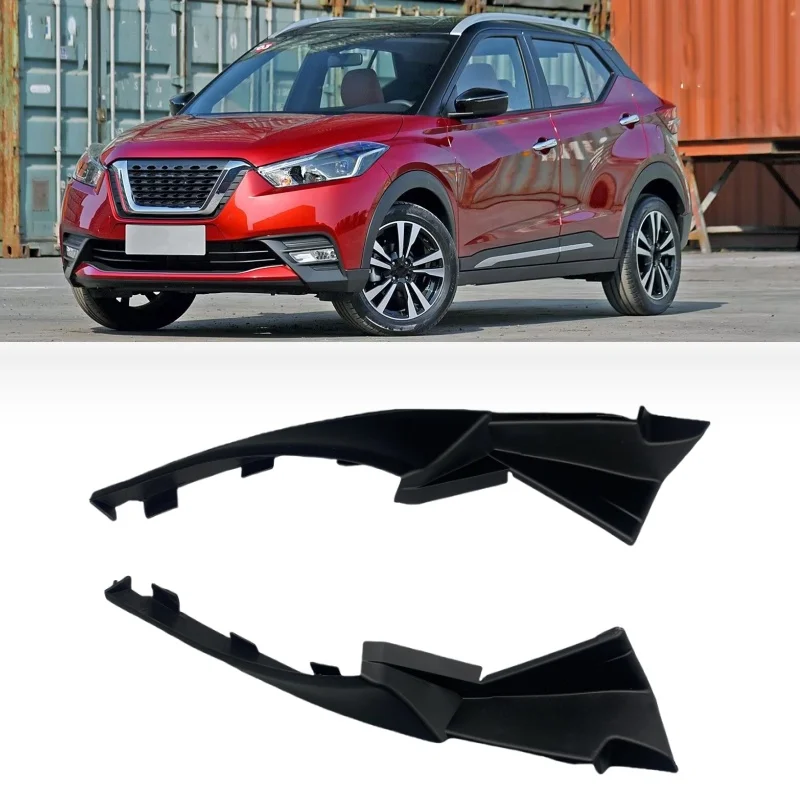 ฝาครอบใบปัดน้ำฝนรถยนต์2ชิ้นสำหรับ Nissan Kicks 2016-2020ที่ปัดน้ำฝนแผ่นครอบด้านข้างแผ่นเบี่ยงน้ำ2ชิ้น