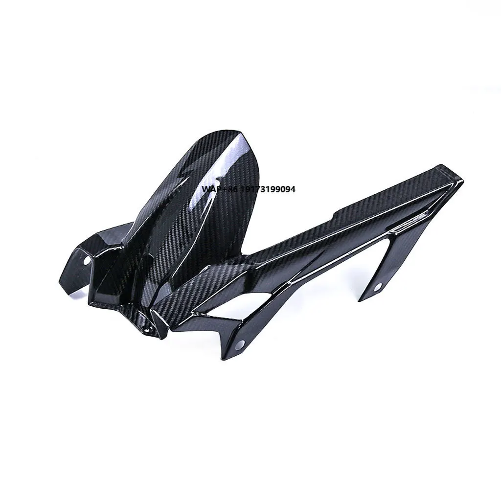 

For for Ninja400 motorcycle modified prepreg carbon fiber rear fender with chain cover