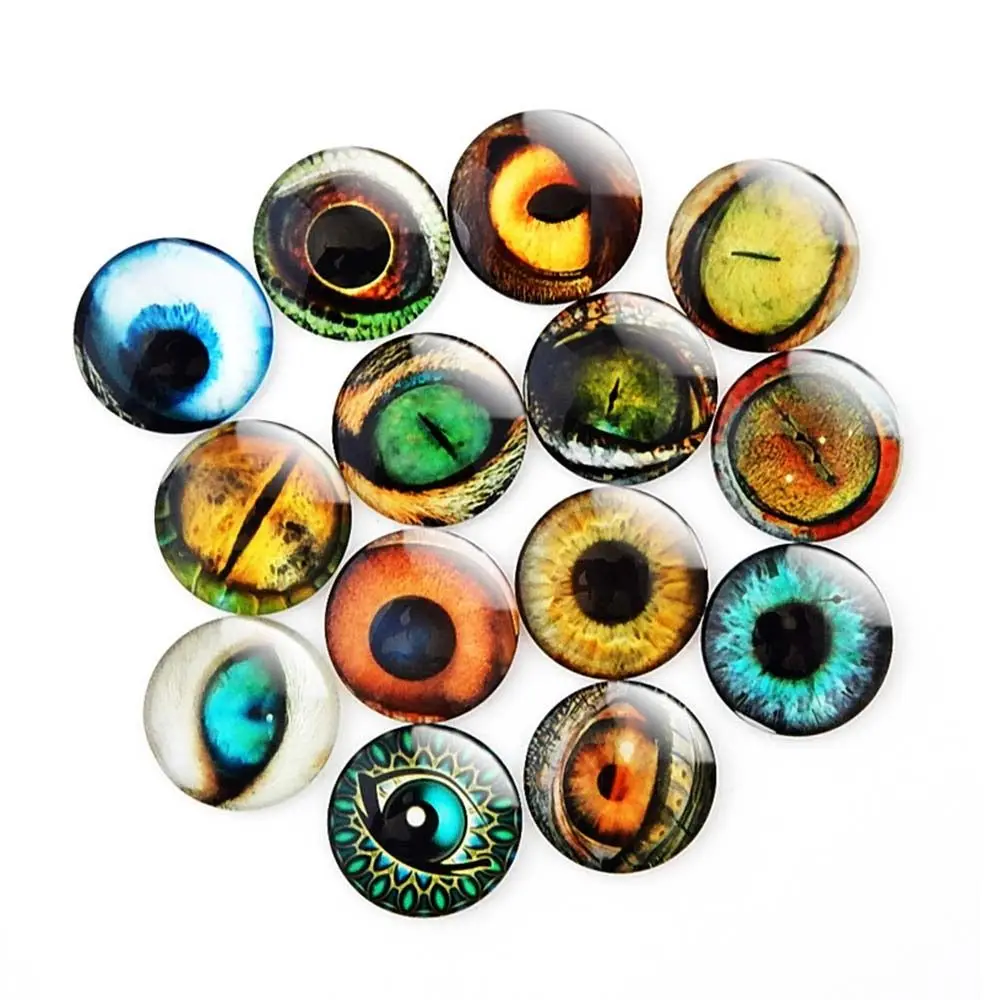 20pcs/10pairs New 6mm-20mm Eyes Crafts Eyes Crystal Plastic Puppet Crystal Eyes Stuffed Toys Parts DIY Doll Accessories